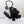 Load image into Gallery viewer, Jewellery stand in a shape of fish made of black laser cut acrylic