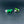 Load image into Gallery viewer, Transluscent green cow studs with jet black backing