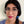 Load image into Gallery viewer, woman wearing blue swimmer crab acrylic hoop earrings
